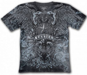 Футболка KRASAR Орел двуглавый двухсторонняя