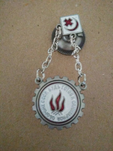 Знак "Будь готов к санитарной обороне СССР"