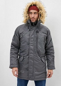 Куртка зимняя  мужская Apolloget Expedition Gun Grey/Gun Metal