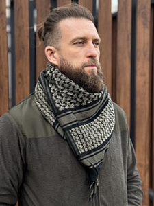 Арафатка (шемаг), black/grey