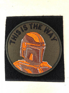 Шеврон "This is the way" на липучке
