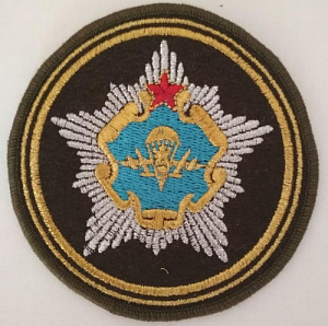 Шеврон "ССО ВС РБ" повседневный. Оливковое сукно, люрекс