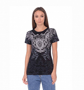 Футболка Krasar двусторонняя Черный Ангел Тотал женская