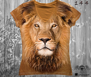 Футболка Krasar Лев варенка женская