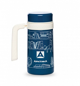 Термос-кружка Арктика 412-500 ситечко 500 мл Синяя