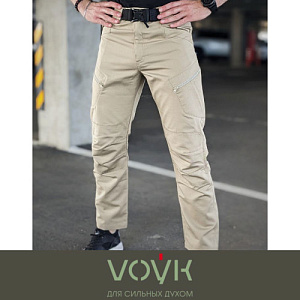 Брюки тактические VOЎK UTL Canvas Coyote