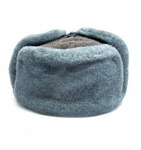 Шапка ушанка солдатская