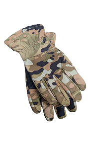 Перчатки тактические зимние Soft-Shell с флисом Multicam