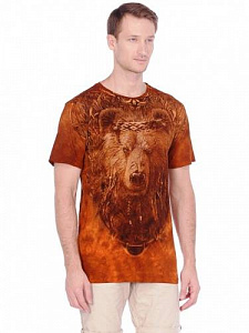 Футболка KRASAR Мудрый Медведь коричневый