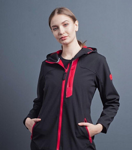 Куртка женская Soft Shell Verona Black/Red