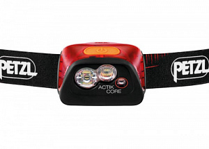 Фонарь налобный Petzl ACTIK CORE 450 Lumens Black-Red