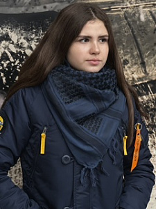 Арафатка (шемаг), синий/черный