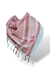 Арафатка white/red