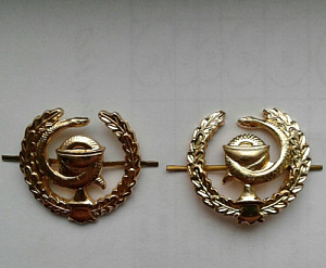 Эмблема петлица Медицинская служба Тип 1 золотистый 1шт