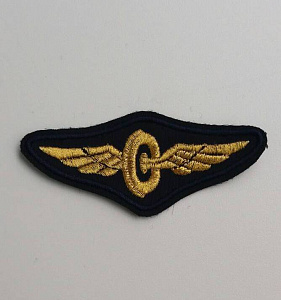 Знак БелЖД вышитый