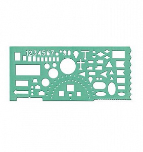 Линейка офицерская гибкая с отливной шкалой