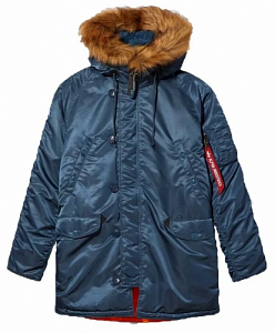 Куртка Alpha Industries N-3B Slim Fit Parka Slate Blue