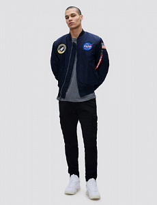 Куртка/бомбер Alpha Industries NASA MA-1 (Navy)