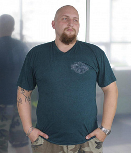 Майка Harley Davidson Blue 2