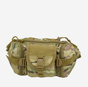 Сумка поясная тактическая 5 отделений фастекс Multicam