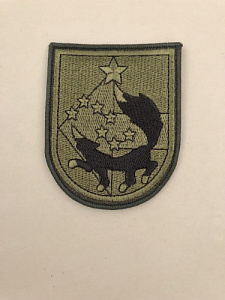 Шеврон 1-й отряд 5 ОБрСпН вышитый на боевую форму