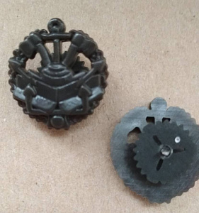 Эмблема петлица Инженерных войск Тип1 п\а защитная 1шт