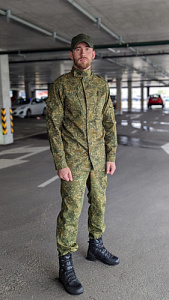 Уставная форма ВС РБ нового образца, зеленая цифра