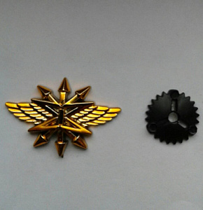 Эмблема петлица Войска связи Тип 2 П/А золотистая