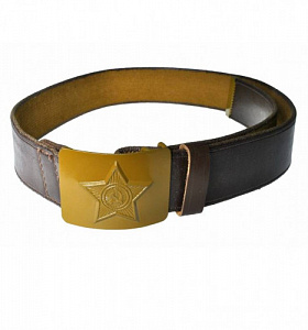 Ремень солдатский брезентовый с ПВХ покрытием советского образца оригинал