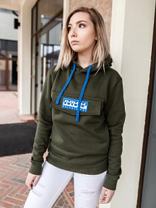 Толстовка M65 STREETWEAR на флисе женская Green