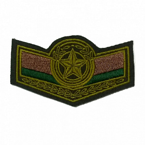 Уголок сержанта ВВ МВД вышитый, олива